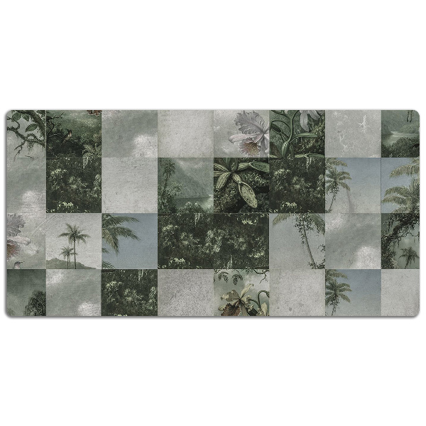 Sous-main bureau Patchwork tropical