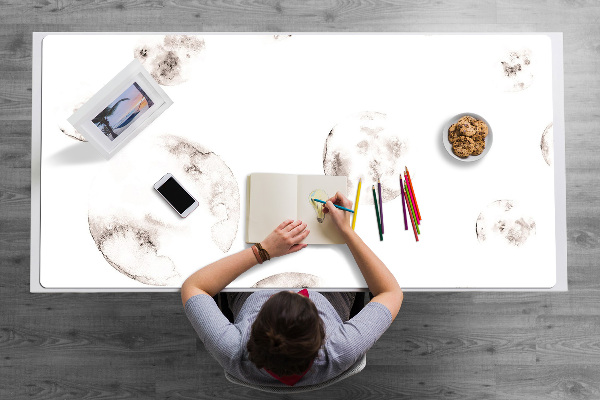 Sous main de bureau Lune