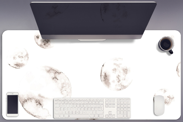 Sous main de bureau Lune