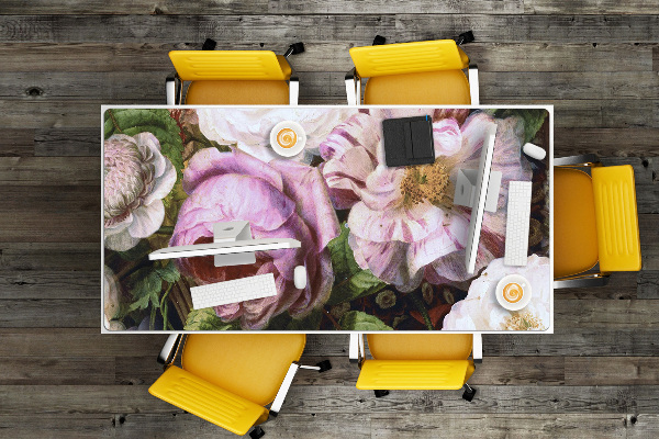 Sous main de bureau Jardin de roses
