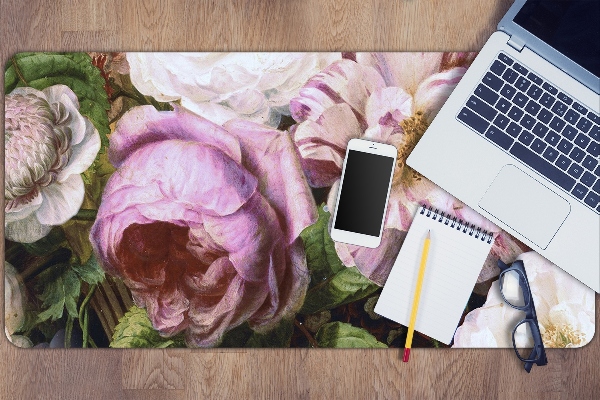 Sous main de bureau Jardin de roses
