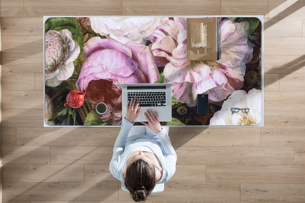 Sous main de bureau Jardin de roses