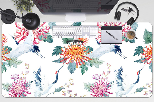 Tapis de bureau Grues de vol