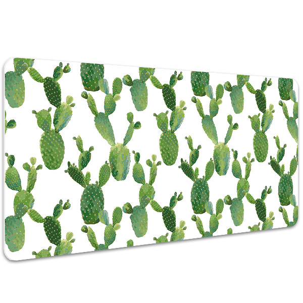 Sous-main bureau Cactus peints