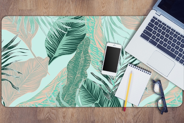 Protège bureau Feuilles tropicales