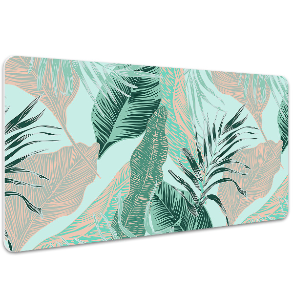 Protège bureau Feuilles tropicales