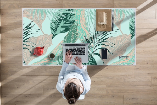 Protège bureau Feuilles tropicales