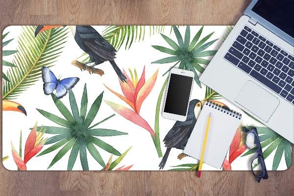 Sous-main bureau Toucans