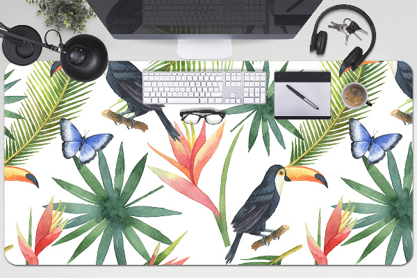 Sous-main bureau Toucans