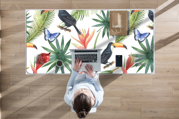 Sous-main bureau Toucans