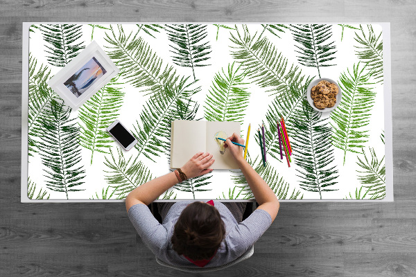 Sous-main bureau Feuilles de palmier