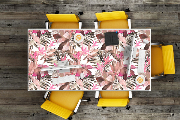 Sous-main bureau Fleur tropicale