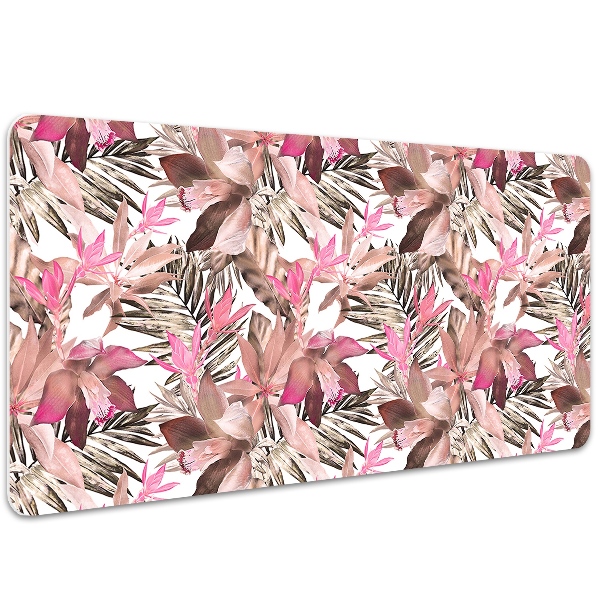 Sous-main bureau Fleur tropicale