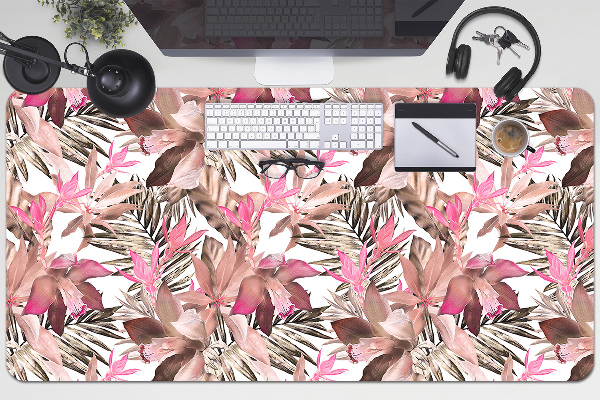 Sous-main bureau Fleur tropicale