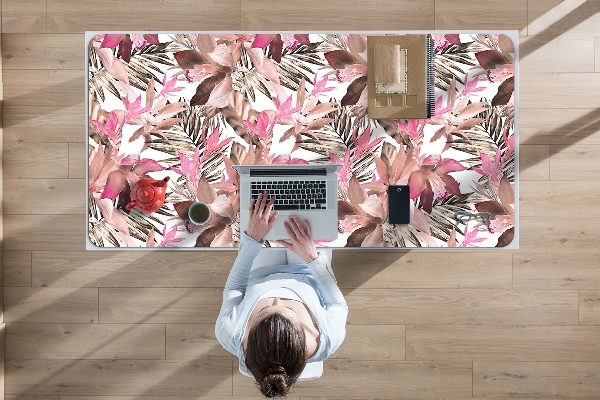 Sous-main bureau Fleur tropicale