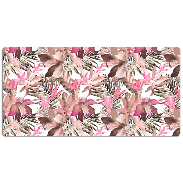 Sous-main bureau Fleur tropicale