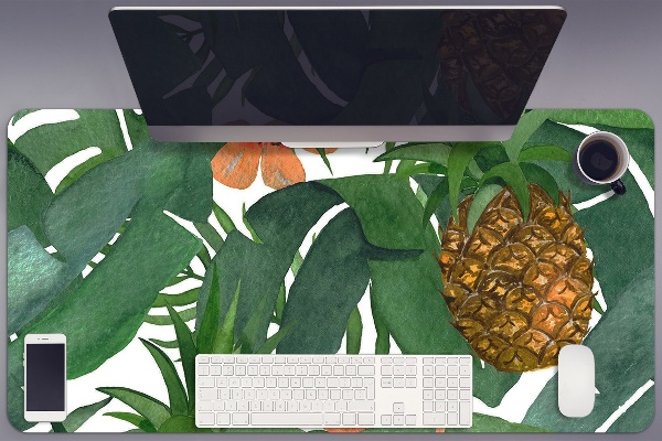 Protège bureau Ananas tropical