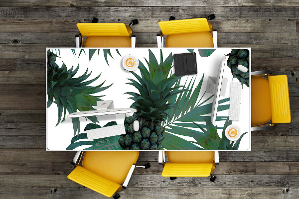 Tapis de bureau Ananas verts