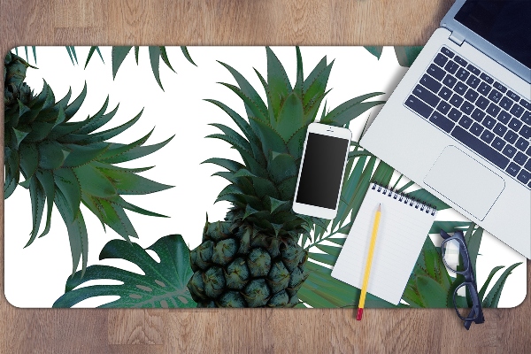 Tapis de bureau Ananas verts
