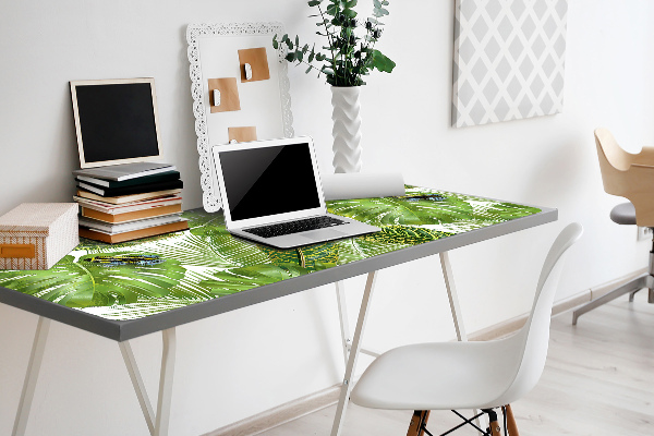 Sous-main bureau Grenouille sur une feuille