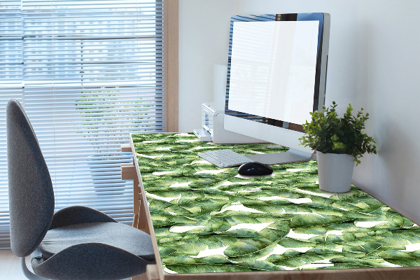 Protège bureau Feuilles exotiques