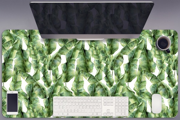 Protège bureau Feuilles exotiques