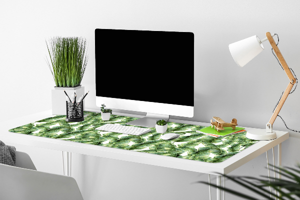 Protège bureau Feuilles exotiques
