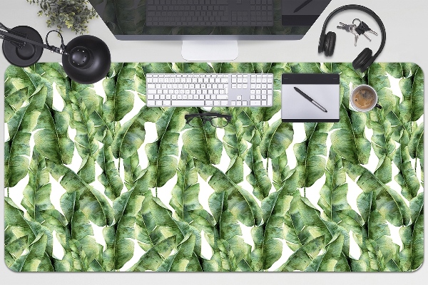 Protège bureau Feuilles exotiques