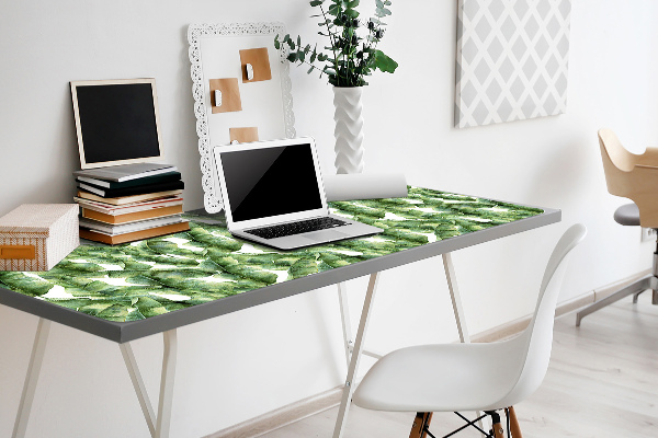 Protège bureau Feuilles exotiques