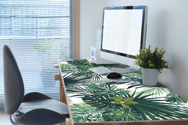 Protège bureau Feuilles tropicales
