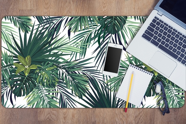 Protège bureau Feuilles tropicales