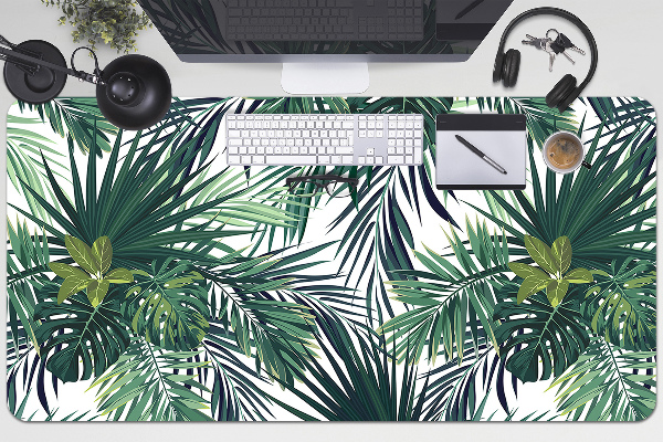Protège bureau Feuilles tropicales