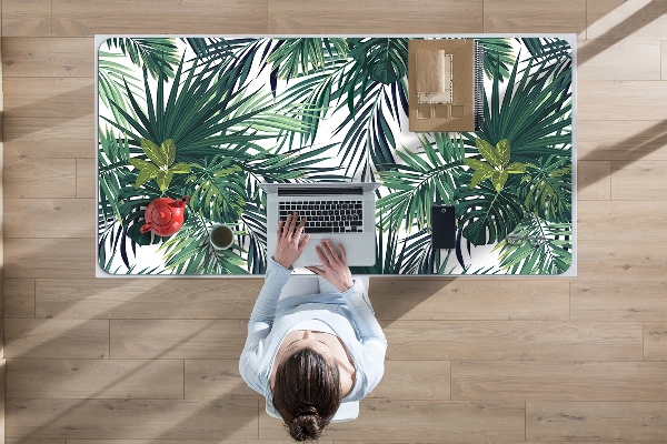 Protège bureau Feuilles tropicales