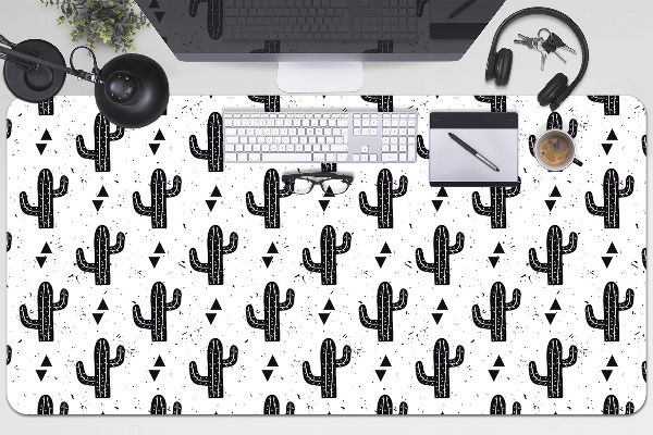 Sous-main bureau Cactus noirs