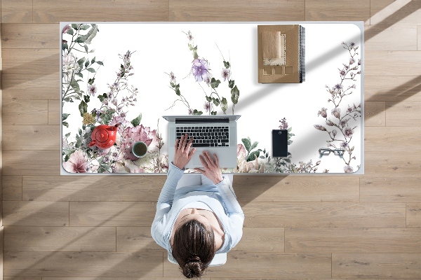Tapis de bureau Jardin pastel
