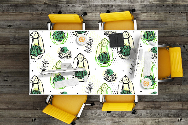 Protège bureau Cactus en solides