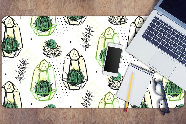 Protège bureau Cactus en solides