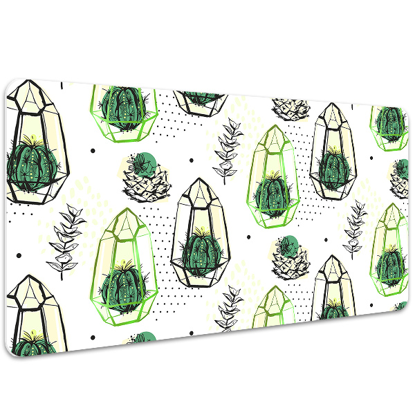 Protège bureau Cactus en solides