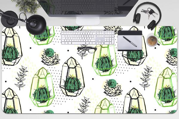 Protège bureau Cactus en solides
