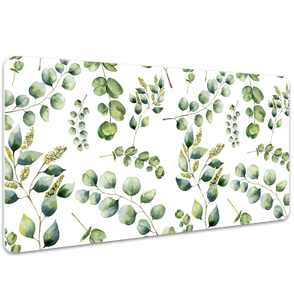 Sous-main bureau Eucalyptus floral