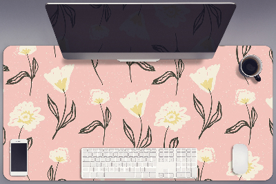 Sous-main bureau Fleurs délicates