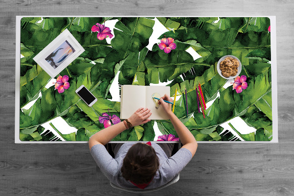 Sous main de bureau Hibiscus