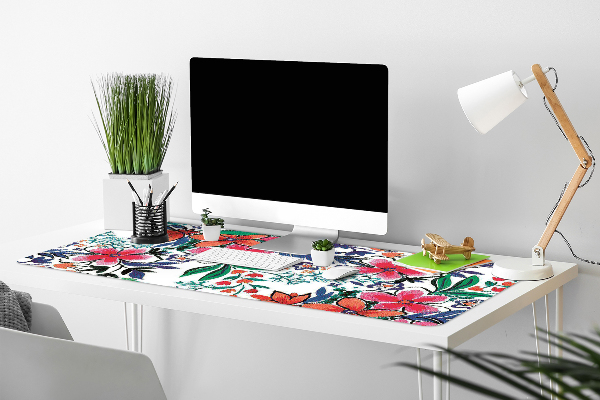 Tapis de bureau Fleurs colorées