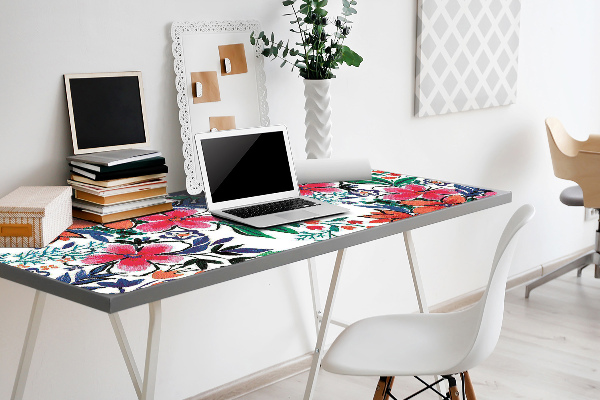 Tapis de bureau Fleurs colorées