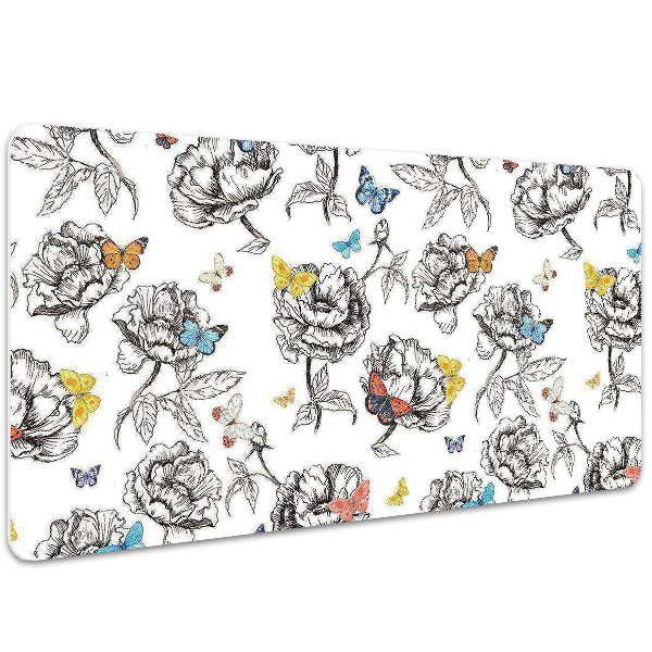 Sous main de bureau Papillons