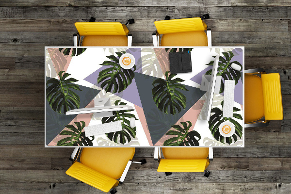 Sous main de bureau Modèle Monstera