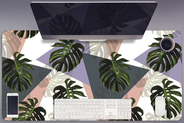 Sous main de bureau Modèle Monstera