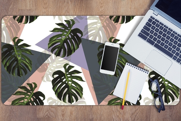 Sous main de bureau Modèle Monstera