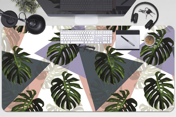 Sous main de bureau Modèle Monstera