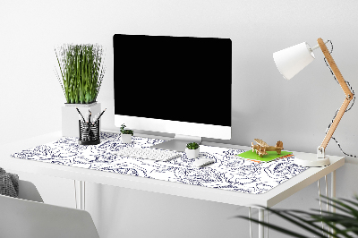 Tapis de bureau Roses bleues